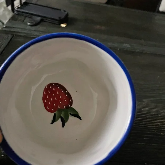 Colorful Strawberry Ceramic Mug - Picture 2 of 5